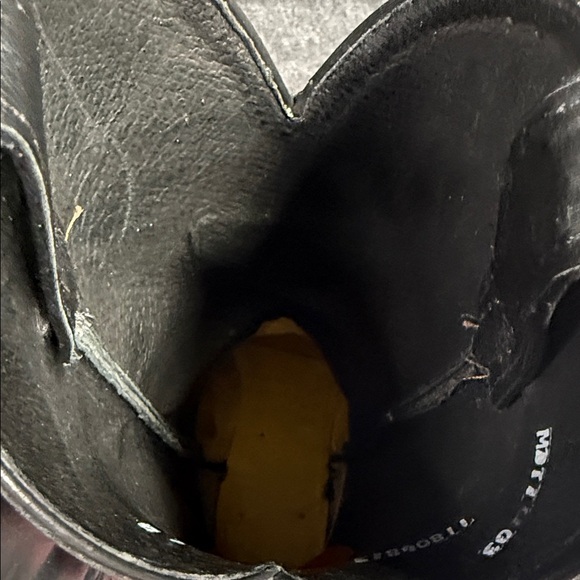 Nocona Black Ostrich Leather Boots 9D Texas Tech College Boots - Picture 10 of 16